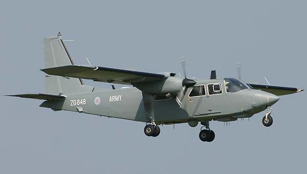 Самолет радиолокационного обнаружения BN-2 Defender