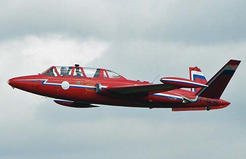 Учебно-тренировочный самолет CM.170 Magister (Франция)